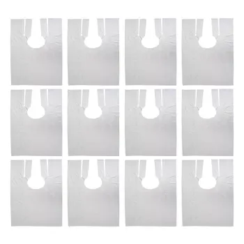 

1 Set/50pcs Disposable Barber Apron Protective PE Material Apron Thickened Barber Cape Barber Accessories for Hair Styling Salon