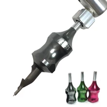 3 цвета 25 мм одноразовая ручка татуировки алюминиевый сплав ручка тату трубка специально для картриджей иглы татуировки машина