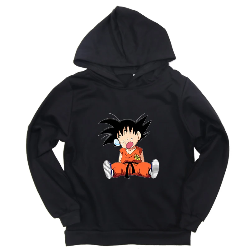 Hoodies 4 New dragon ball Boys Girls Hoodies Black Gray Red Sweatshirt Toddler Baby Hooded Casual Streetwear Children Autumn Clothing - Цвет: Hoodies 4