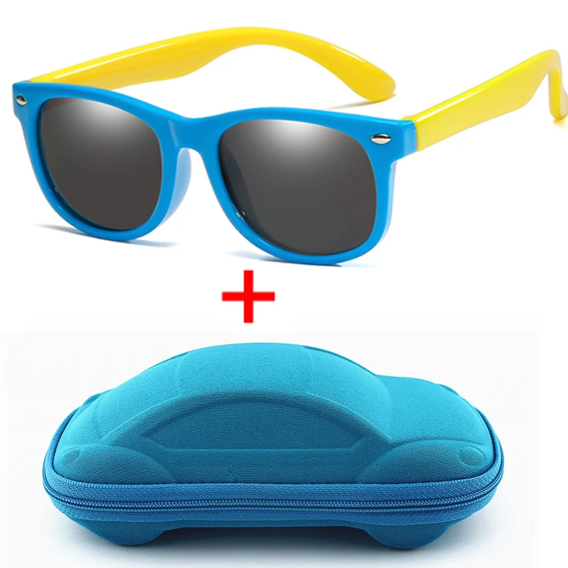 Children Polarized Sunglasses Kids Sun Glasses UV400 Eyewear With Case