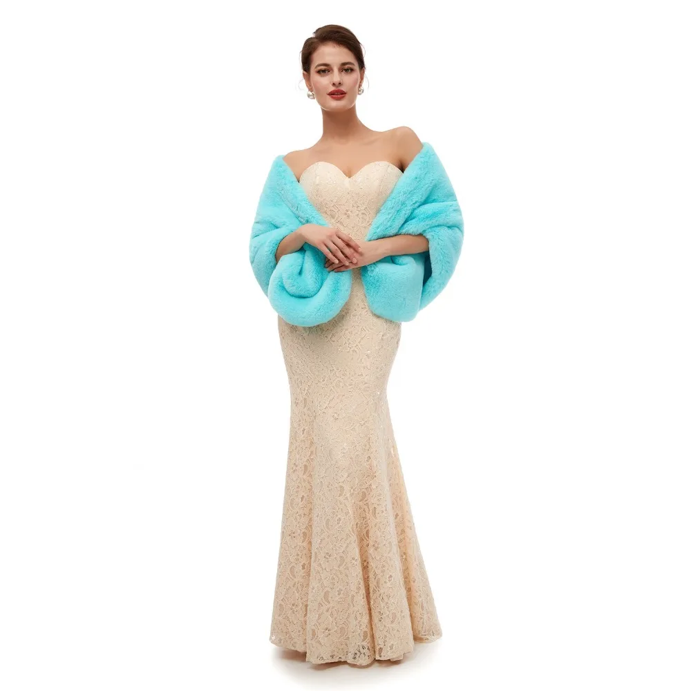 H& S BRIDAL черная зимняя теплая шаль из искусственного меха бордового цвета, 15 цветов, меховая накидка, накидка для свадьбы, вечеринки