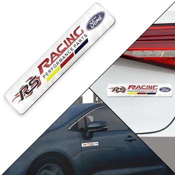 

Car Decoration Stickers Logo 3D Aluminium RS Car Badge Emblem Decal For Fords Focus 2 3 1 MK2 MK3 MK1 Fusion Accessories