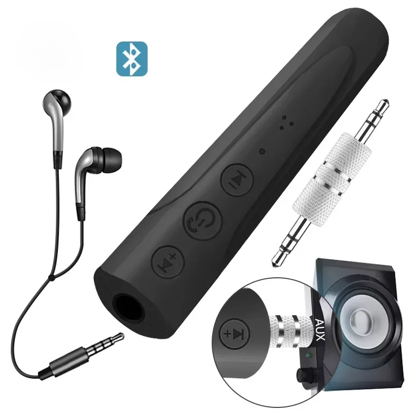Приемник Bluetooth 3 5 мм Jack передатчик аудио громкой связи гарнитура для Беспроводной