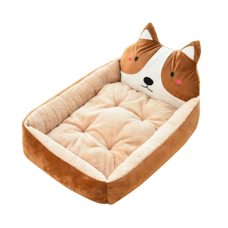 

Soft Flannel Pet Pad Dog Bed in Winter Thickening Warm Cat and Dog Blanket Puppies Sleep Can Cover Towel Pad Small and Medium-si