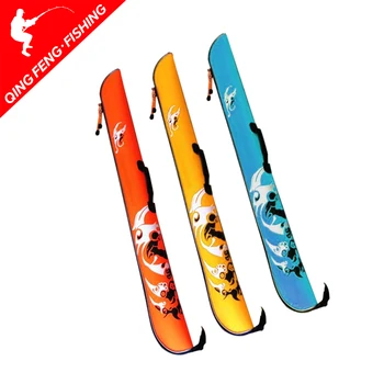 

125CM Tecescopic Spinning Rod Case Thickened EVA Foldable Fishing Bag Portable Fishing Bag With Handle Can Store 5-6 Rods