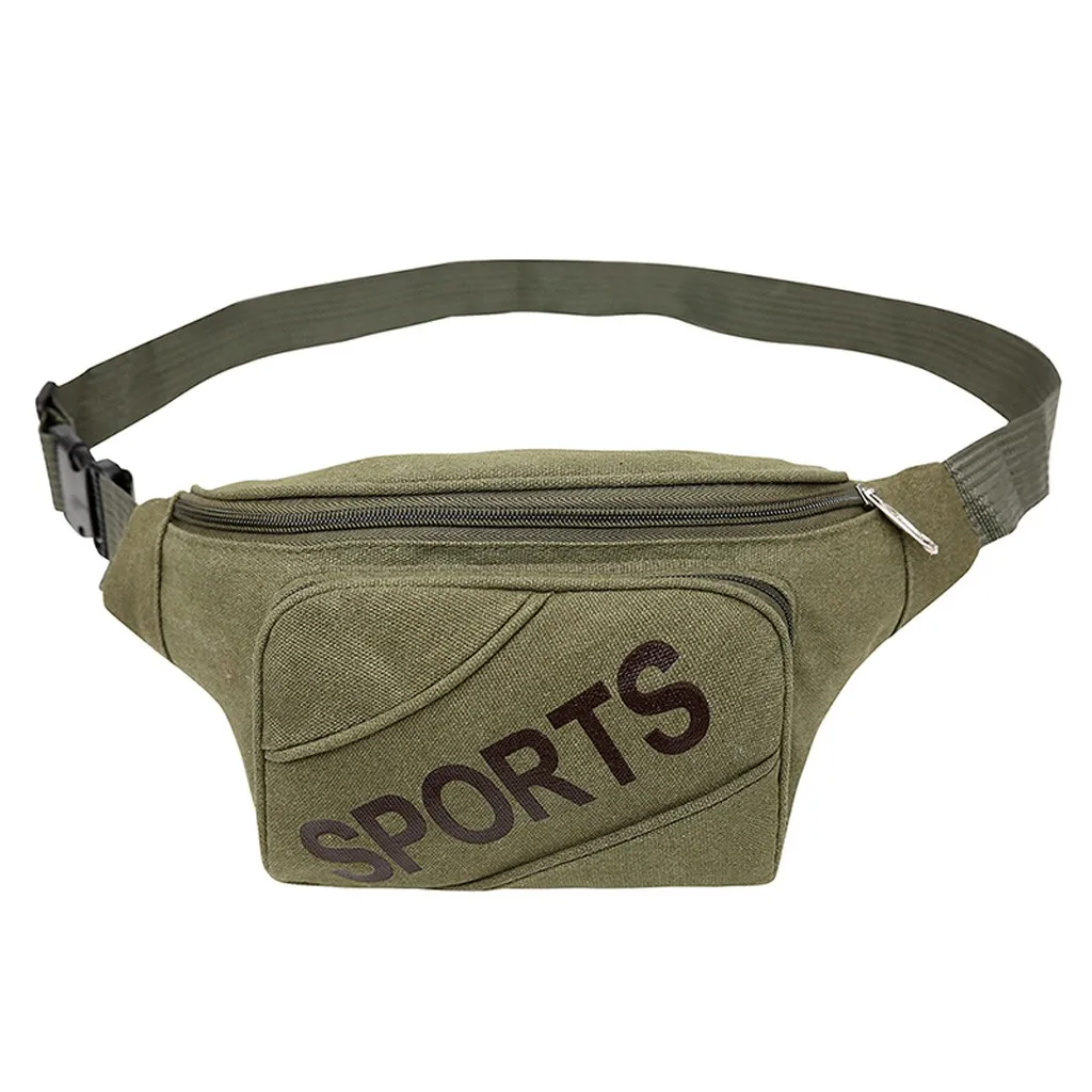 hip bag men Solid Color Zipper Messenger Bag money belt hidden for travel Waist Phone pouch wallet #G2 | Багаж и сумки