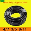 1/8" 1/4" 3/8" Garden Watering Hose  PVC Water Tubing Garden Auto  Drip Irrigation Pipe for Plant Watering and Misting Cooling 1