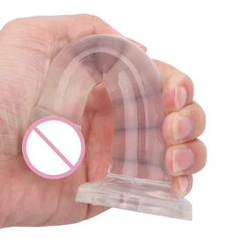 Strapon Artificial Penis Suction Cup Large Dildo Sex Toys for Woman Soft Penis Anal Butt Plug Jelly Dildo Adult Toys 2