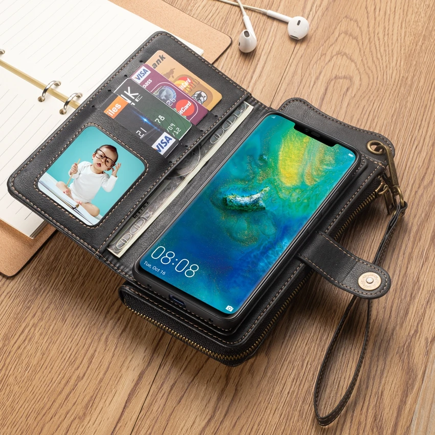 Для huawei mate 20 Pro кошелек кожаный чехол для huawei mate 20RS PU кожаная сумка-чехол для huawei P30 P30 Pro полная Защита сумка