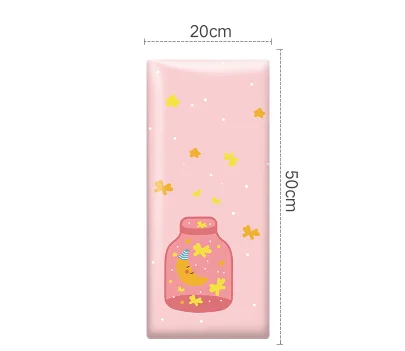 Pink bear children soft bag kindergarten anti-collision 3d wall stickers tatami surrounding baby background foam wall stickers - Цвет: K