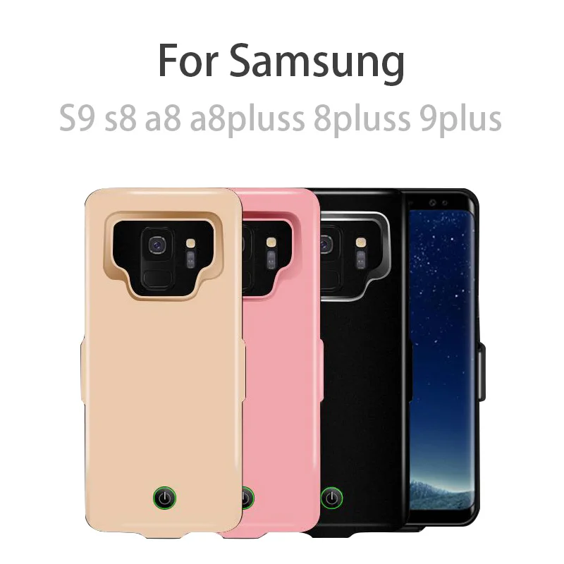 Для samsung Galaxy S8 S9 Plus, чехол для зарядного устройства, A8 Plus, чехол для зарядки аккумулятора, запасная упаковка, чехол для внешнего аккумулятора, для S 8 S 9 A 8