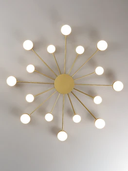 

Modern Minimalist LED Ceiling Lights Acrylic Black/gold Flush Panel Light for Dining Living Room Home Decoration Ceiling Lamps