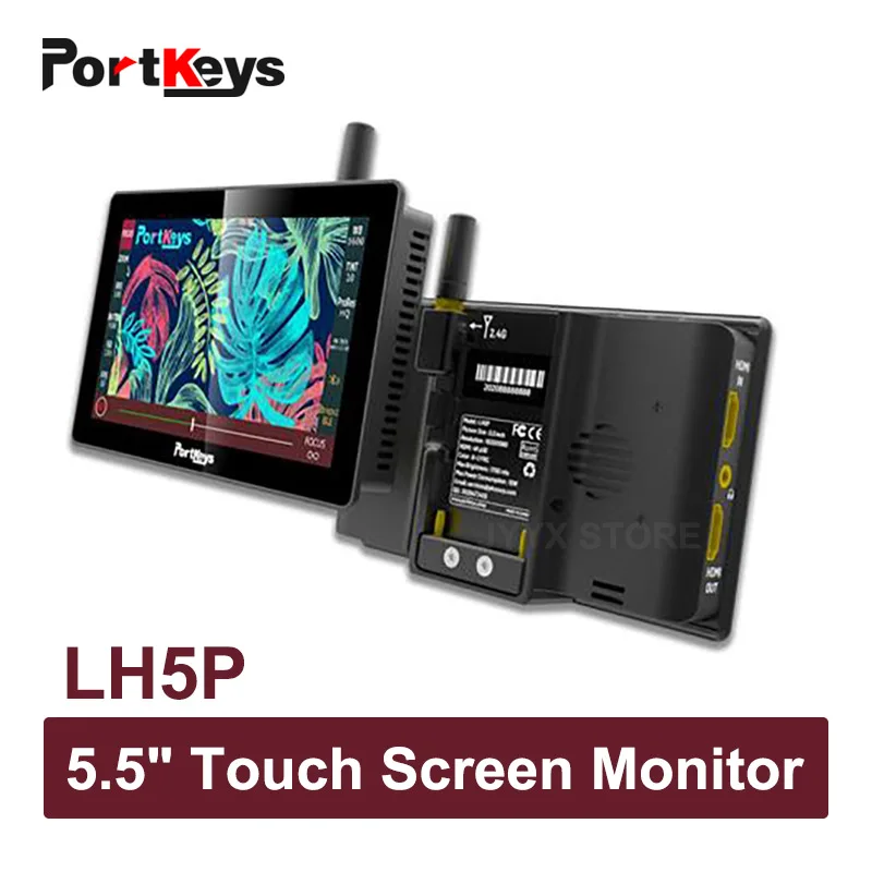 PortKeys LH5H 5.2 Inch 4K HDMI Camera Monitor 1700 Nits Touch Screen Monitor PortKeys LH5H 5.2 Inch 4K HDMI Camera Monitor 1700 Nits Touch Screen Monitor