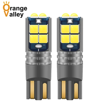 

2PCS Car T10 LED 168 Canbus W5W 6 10 SMD 194 Auto 3030 LED Interior Light plate Dome Reading Lamp Clearance Light DC 12V