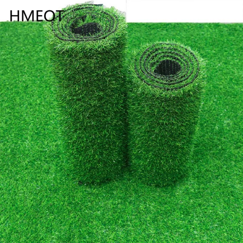 Waterproof Artificial Grass Mat Fake Grass Simulated Lawn Garden Outdoor Green Turf Rug Home Kindergarten Decor Grass Carpet Diy Artificial Plants Aliexpress