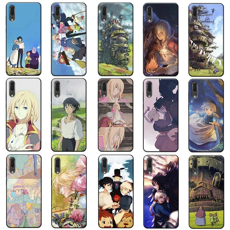 Soft Silicone Phone Case for huawei honor 20 lite 8x 9x pro 10 v30 Howls Moving Castle |