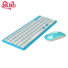 2,4 ГГц Беспроводная клавиатура и мышь для путешествий, портативная офисная мышь 800 1200 1600 dpi, набор клавиатуры для ПК, ноутбука, компьютера, клавиатура