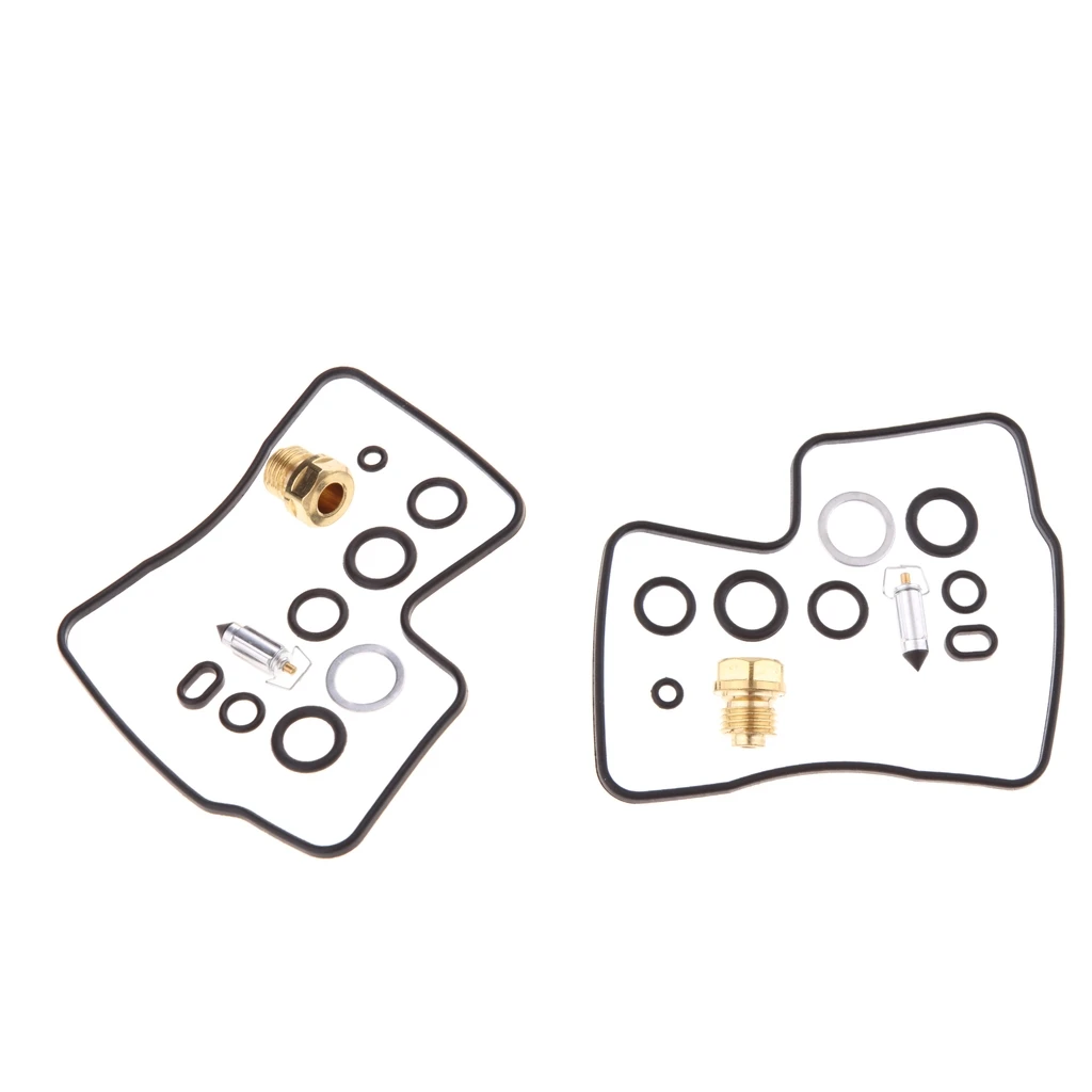 2pcs Motorcycle Scooter Carburetor Carb Repair Overhaul Kit Fit for Honda VT700 VT750 VT1100 Shadow 18-5101
