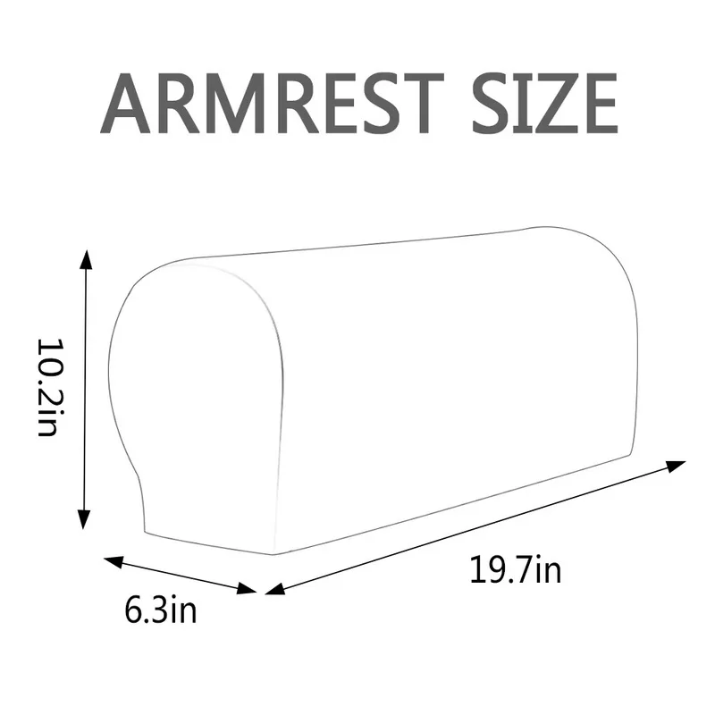 Диван подлокотник крышка мебель протектор стрейч диван полотенце Реверсивный моющийся съемный подлокотник диван аксессуар