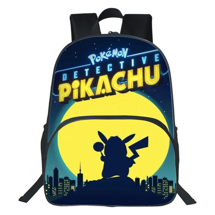 5 Рюкзак Sac A Dos Mochila Pokemon аниме 3D печать Милый Пикачу холст рюкзак школьные сумки для студентов книжная сумка двойная молния - Цвет: 5