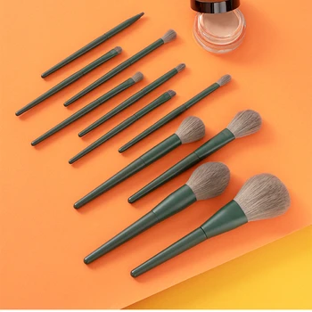 

11Pcs High Quality Makeup Brushes Set Professional Face Make up Powder Foundation Contour EyeShadow Big Powder Brush Makeup kits