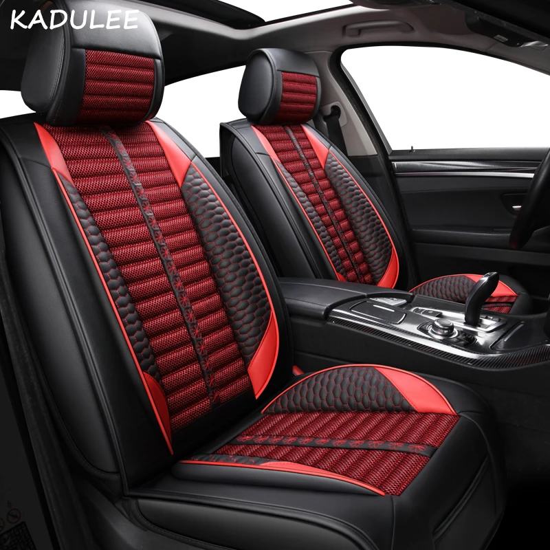 Чехол на сиденье автомобиля KADULEE для hyundai getz grand starex veloster veracruz verna solaris 2010 2009 2008 2007