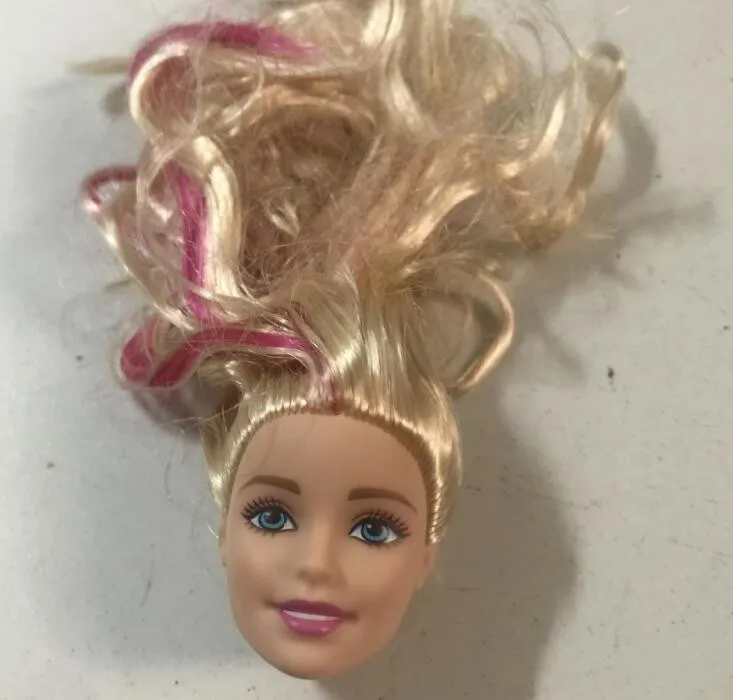 gold red hair Идеальная принцесса, серебряная кукла, голова девушки, игровой дом, сделай сам, туалетная игрушка, декор тортов, коллекция кукольных головок для девочки, подарки на день рождения - Цвет: gold red hair