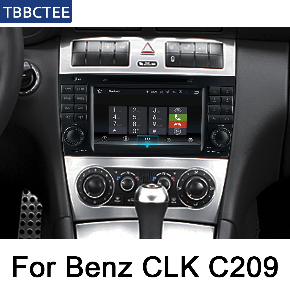 Discount For Mercedes Benz CLK Class C209 A209 2000~2010 NTG Car Multimedia Player Android Radio GPS Navigation Stereo audio IPS Map WIFI 1