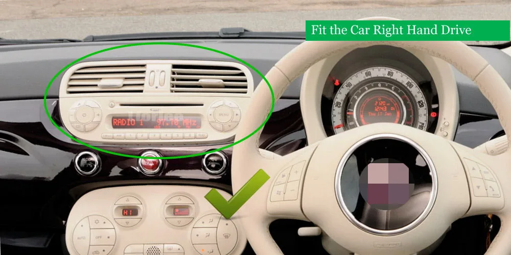 for fiat 500 2007~2015-c