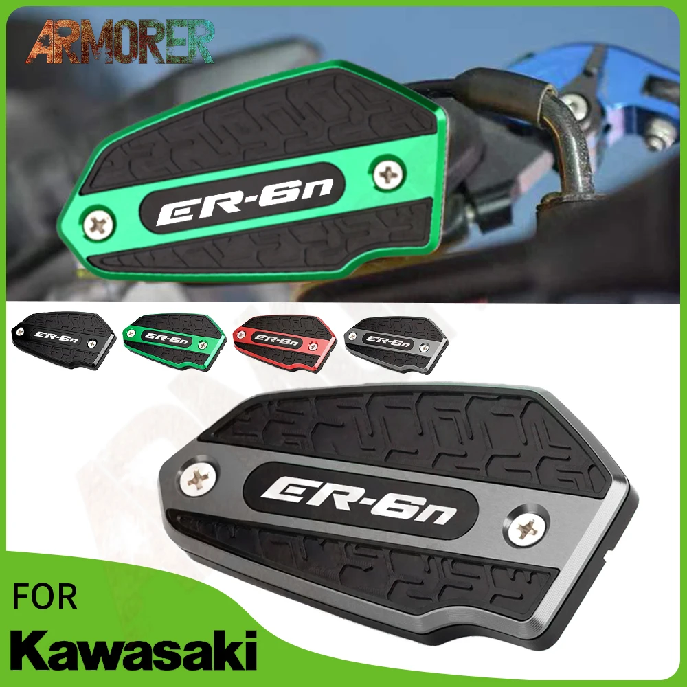

Motorcycle Accessories For YAMAHA ER6N ER 6N ER4N ER 4N ER6F ER 6F 2016 CNC Aluminum Brake Fluid Fuel Reservoir Tank Cap Cover