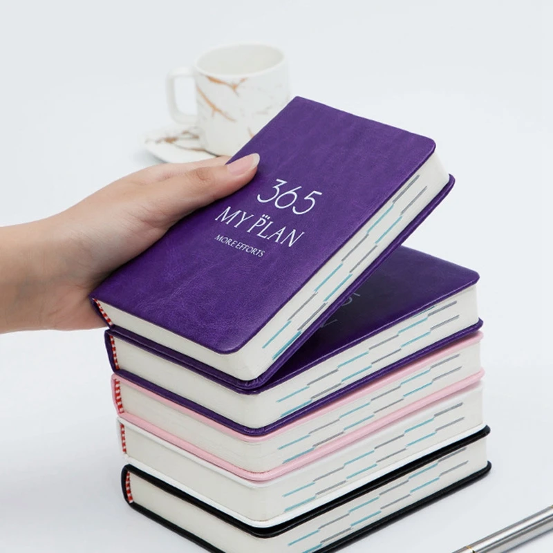 Notebook Planner Journal Diary Grid Blank Daily Weekly Monthly Book Time Manage School Business