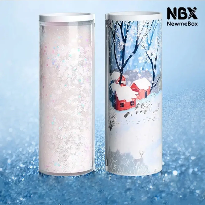 Nicx зыбучий песок Снежный олень коробка для карандашей цилиндрическая