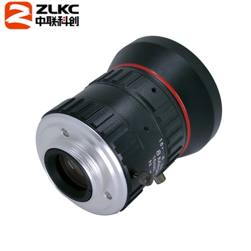 ZLKC VM1614MP8IR 8MP 1-дюймовый 12 мм фиксированный фокусный объектив с-образное крепление для объектива ручной диафрагмой объектива F1.4 CCTV линзы машинного зрения для HD Камера