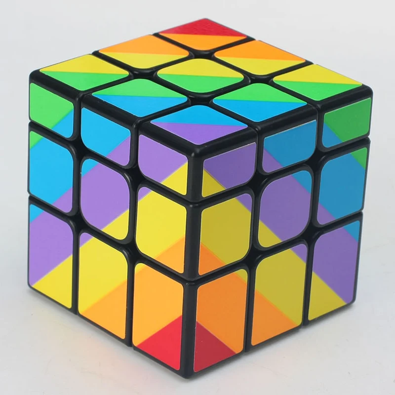 YongJun 3x3x3 profesional velocidad cubo mágico ultra-suave Puzzle Twist Toy_k 