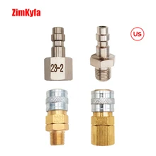 Airsoft Female Male Foster Quick Disconnect Release Coupler 1/8NPT  or M10 Threads (US)