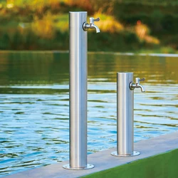 WJNMONE Brushed Villa Garden Faucet Courtyard Faucet Household Outdoor Cleaning Faucet Car Wash Faucet Kitchen Sink Faucets J001