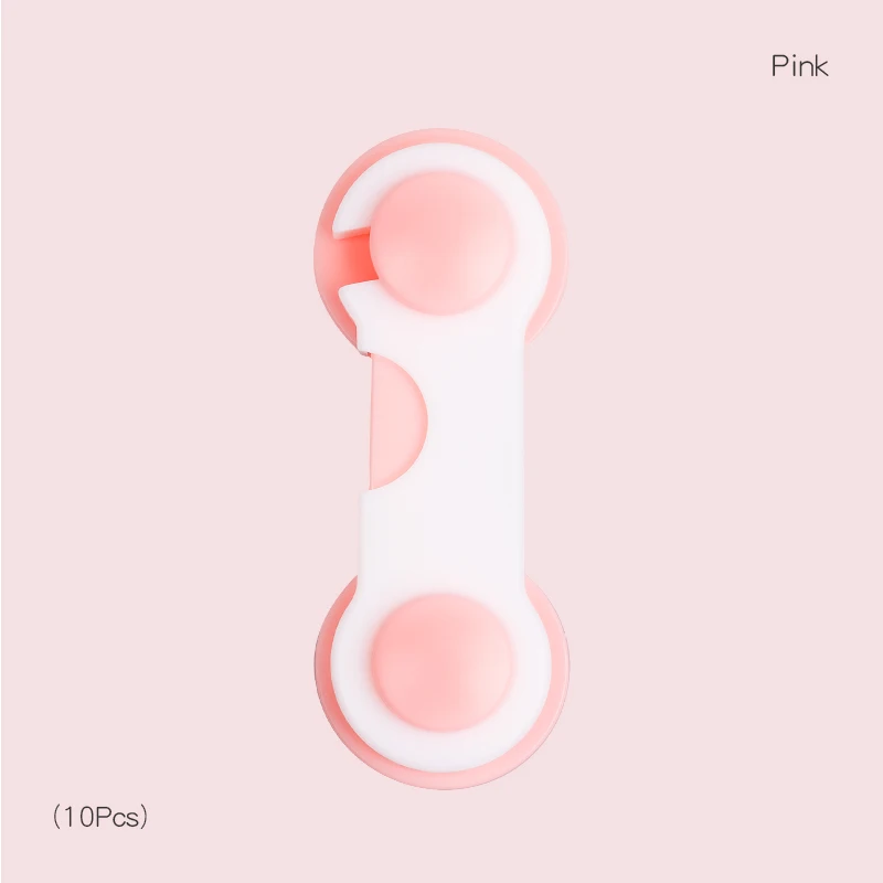 10PcsPink Shortlock Micooyo детский замок безопасности детский шкаф ящик дверь холодильник замедлитель пластиковый замок на липучке детская Защитная крышка meuble - Цвет: 10PcsPink Shortlock