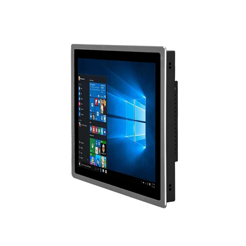 Sanayi dokunmatik ekran paneli PC bilgisayar 10/12/15/17 inç gömülü kapasitif Intel J1800 i3 windows 7 hepsi bir PC