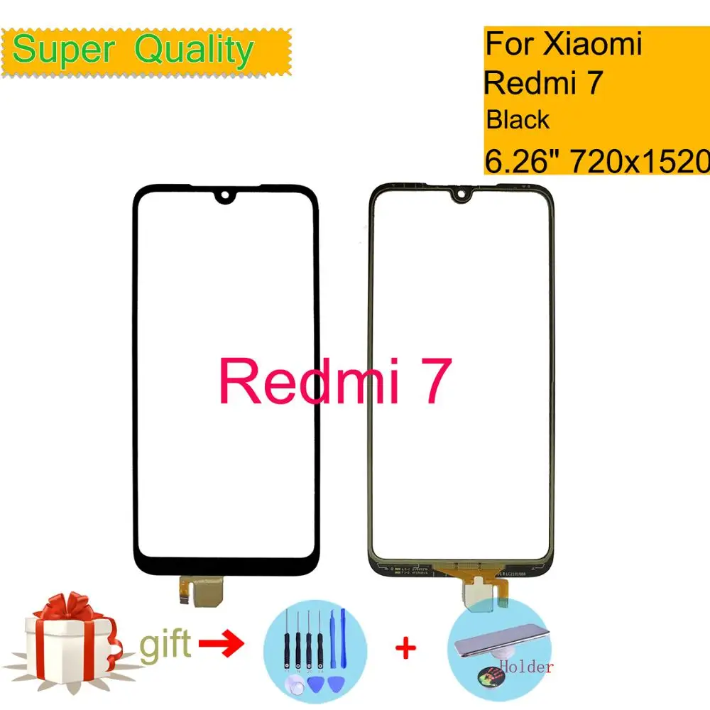 

6.26" For Xiaomi Redmi 7 Redmi7 Touch Screen Digitizer Touch Panel Sensor Front Outer Glass Redmi 7 Touchscreen NO LCD