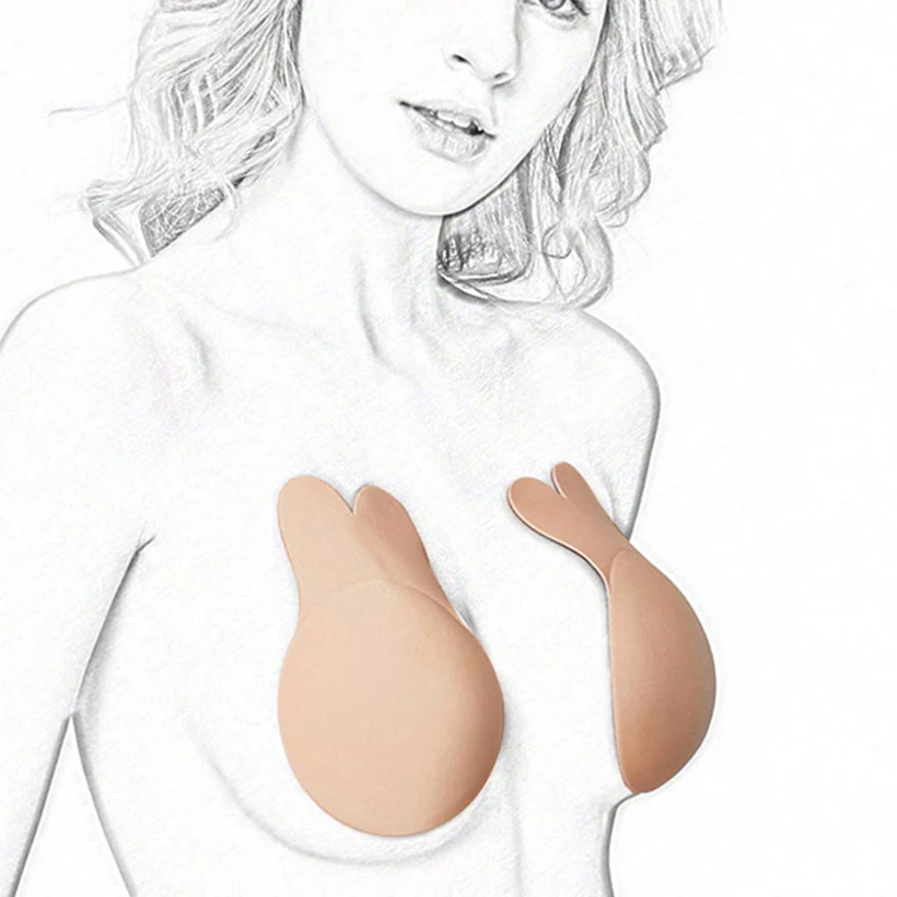 

1 Pair Women Silicone Petal Adhesive Nipple Cover Invisible Bra Girls Pad Pasties New Self Adhesive Nipple Breast Pasties Cover