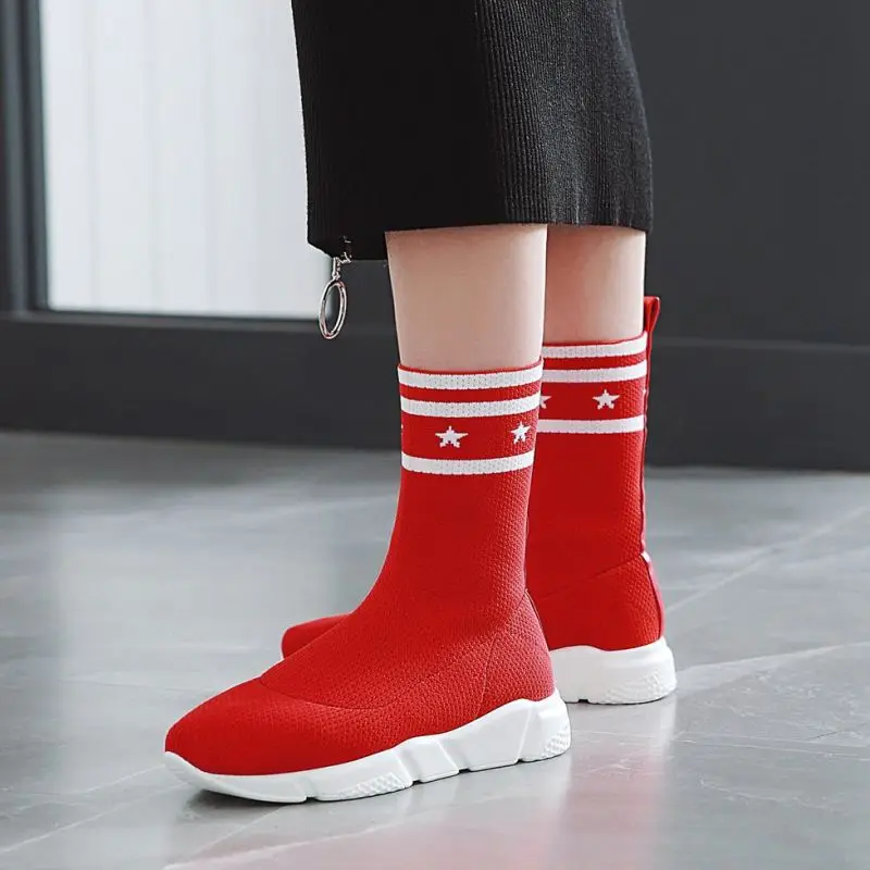 Taoffen/Женская прогулочная обувь; женские модные зимние кроссовки на плоской подошве; повседневная обувь для отдыха; размер 34-39