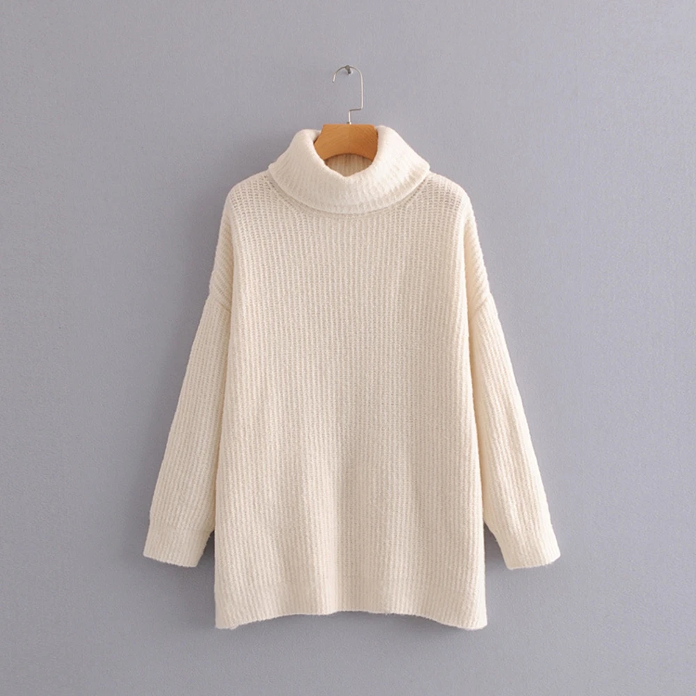 

LOOZYKIT Turtleneck Women Sweater Winter Warm Female Jumper Thick Christmas Sweaters Knitted Pullover Top Pull Hiver Femme