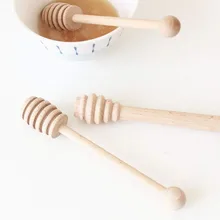 Long Handle Beech Wood Stir Stick Honey Dipper Stick Long Handle Honey Stick Honey Stick Solid Wood Stir Bar