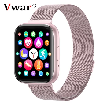 

2020 Vwar P9 Pro Bluetooth Call Smart Watch 1.55" Touch Screen Custom Dial Sport Fitness Tracker Smartwatch for IOS Xiaomi Phone