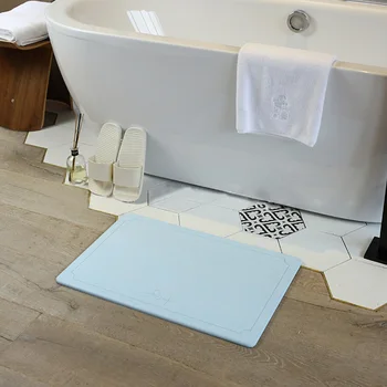 

Bathroom Entrance Carpet Waterproof Non-slip Material Floor Diatom Mat Kitchen Antiskid Absorbent Quick Dry Bacteriostatic Mat