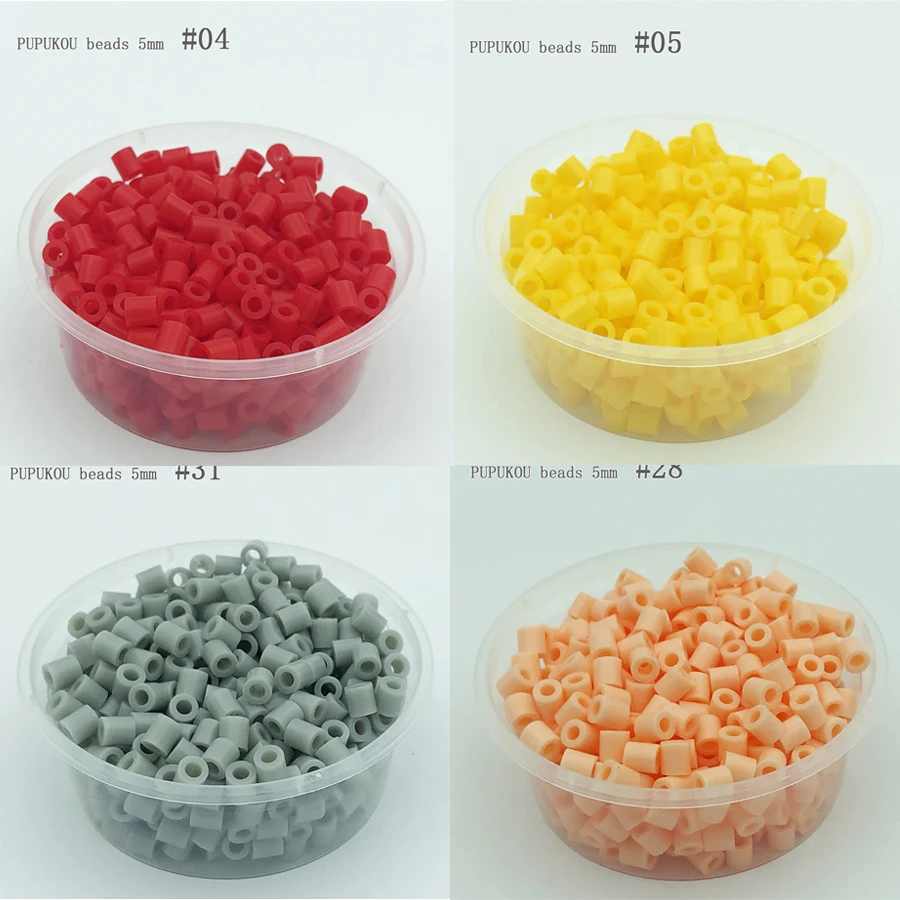 5MM Perler 360pcs/Box Packing Hama Beads diy toy variety of 48 Kinds