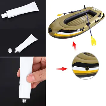 

1Pcs Patch Film PVC Puncture Repair Patch Glue Adhesive For Inflatable Toy Swimming Pools Float Air Bed Dinghies 30ml Portable