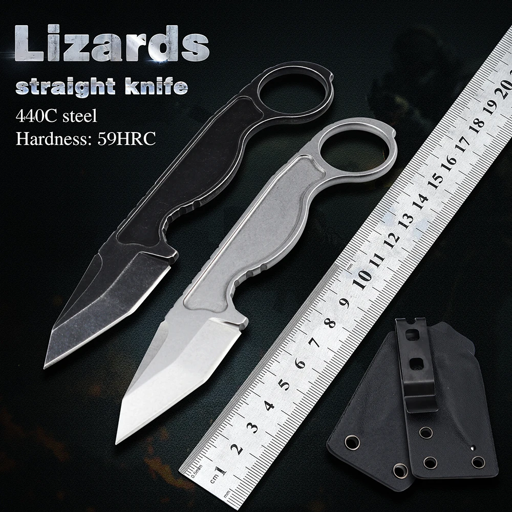 

straight knife fixed blade knifes EDC tool outdoor tactical knives hunting for survival camping pen self defense knive 3CR13