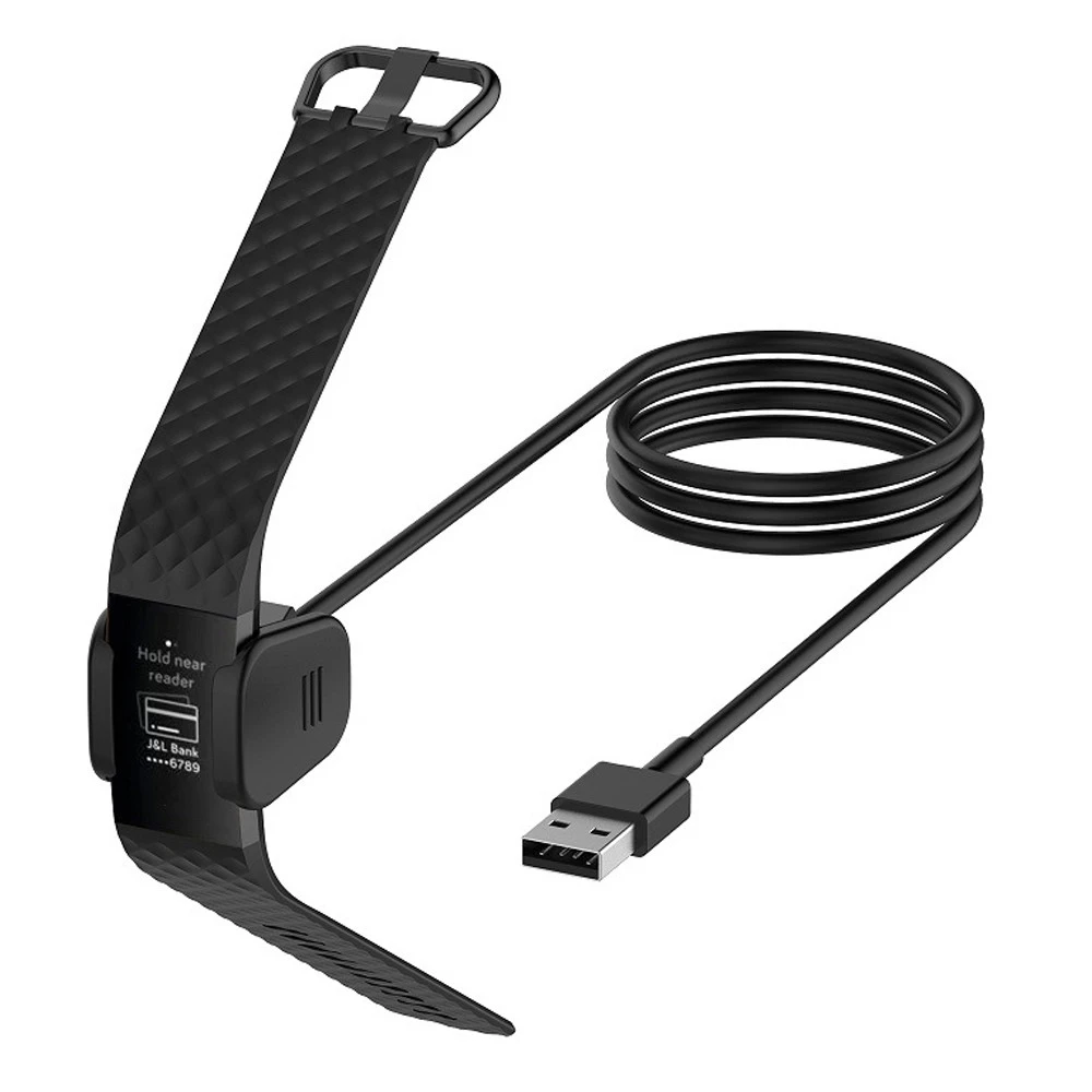 Colonos forma aplausos Cable de carga para Fitbit Charge 3, adaptador de base de carga rápida USB  para pulsera Fitbit Charge 3, Cable de alimentación de carga|Accesorios  inteligentes| - AliExpress