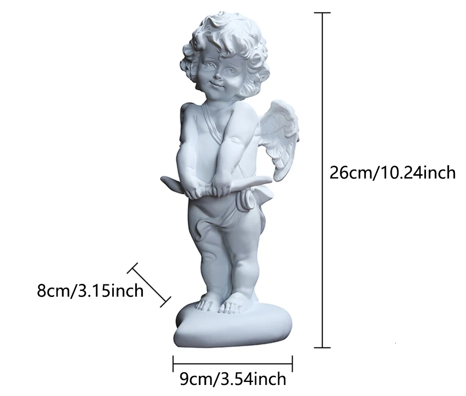 Смола ангел любовь Бог Амура статуэтки ремесла характер статуя открытый сад статуя украшения во дворе Парк Вилла украшения